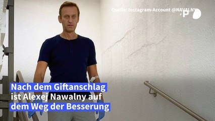 Nawalny auf dem Weg der Besserung