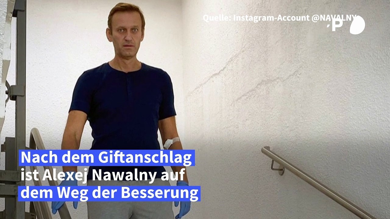 Nawalny auf dem Weg der Besserung
