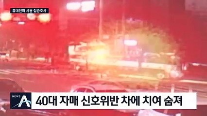 신호위반에 40대 자매 숨져…운전자 휴대전화 때문?