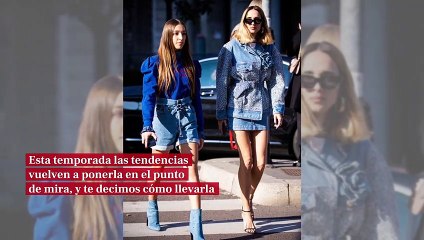 Falda vaquera: cómo llevarla este otoño según las tendencias