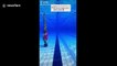 Artistic swimmer and viral TikTok star makes walking upside down underwater look easy