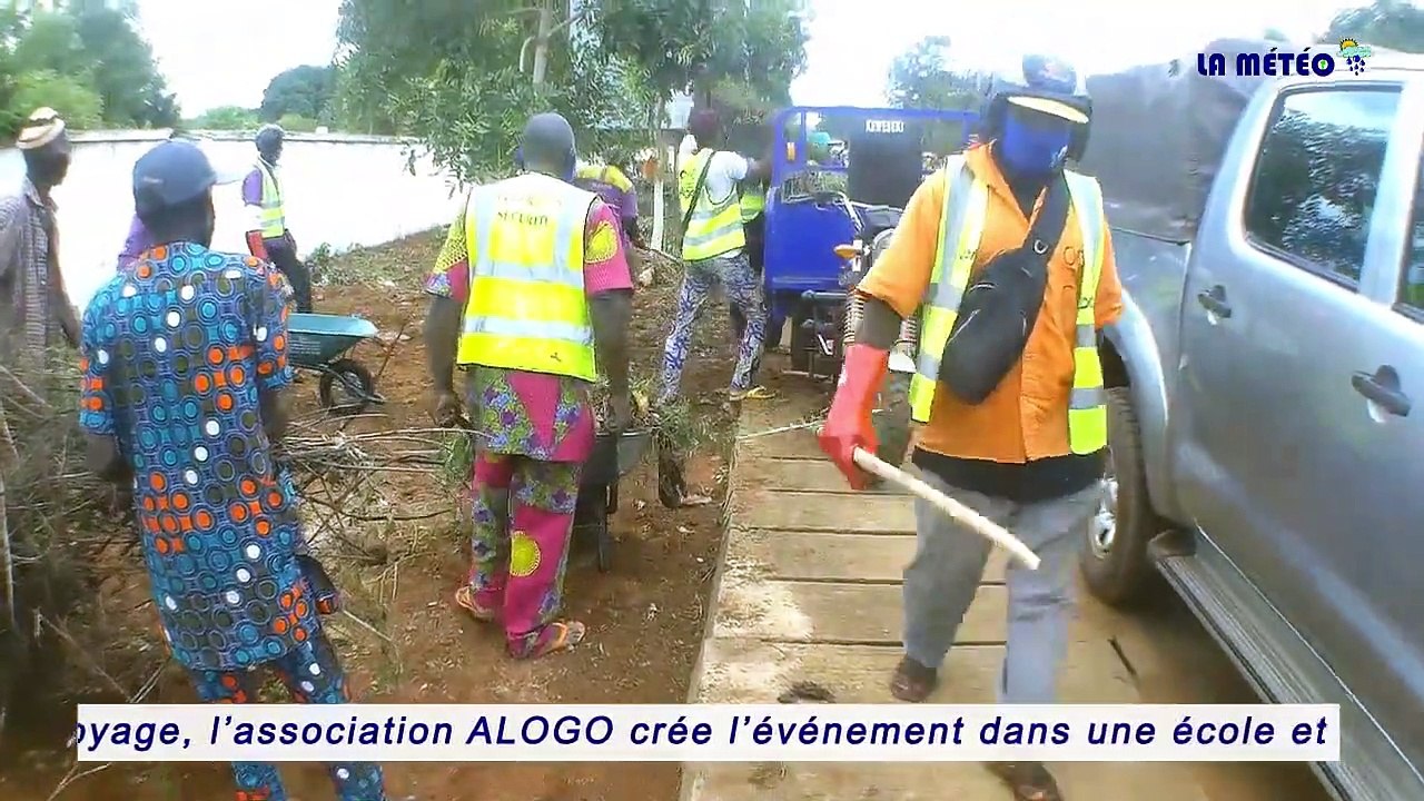 24h pour nettoyer la planète : Sensibilisation et nettoyage, l'association ALLODO crée l'événement dans une école d'élites et au cimetière d'Abomey
