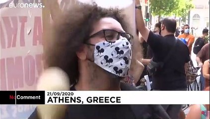 Artists protest as COVID-19 restrictions tightened in Athens