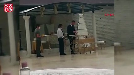 Karantinayı ihlal ederek düğün salonunda çalışan kişiye 1 yıla kadar hapis istemi