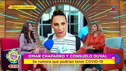 Rumores señalan que Omar Chaparro y Consuelo Duval podrían tener COVID-19