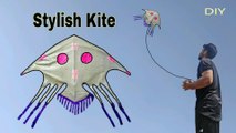 How to make stylish kite | Fancy kite | Kite naking