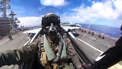 3600 F-A-18F Super Hornet Aircraft Carrier Launch