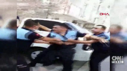 Zabıta-satıcı kavgası kamerada | Video