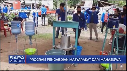 Program Pengabdian Masyarakat Mahasiswa Bantu Warga