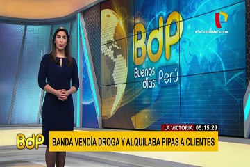 Detienen a banda que vendía droga y alquilaba pipas artesanales a consumidores
