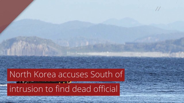 North Korea accuses South of intrusion to find dead official, and other top stories from September 29, 2020.