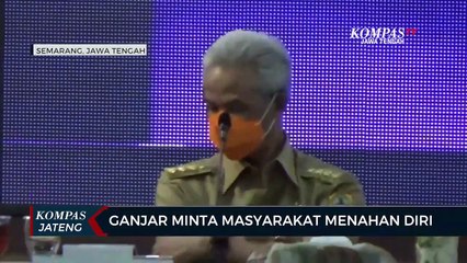 Ganjar Pranowo Minta Masyarakat Tahan Diri Gelar Pesta