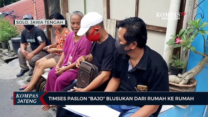 Tim Sukses Paslon Bajo Blusukan dari Rumah ke Rumah