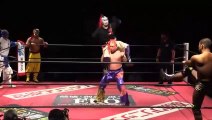 Andy Wu, RAICHO & SUGI vs. REVENGERS (Masato Tanaka, Takuya Sugawara & Yuji Hino)