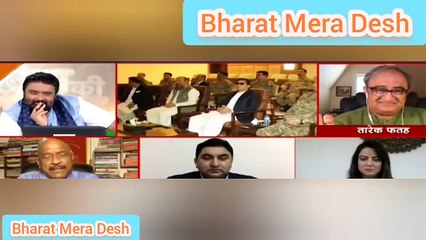 Dipak Chaurasia With Qamar Cheema and Tarek Fatah. #PakmediaLatest #Viralvideo #Indian