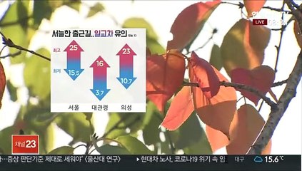 [날씨] 절기 '추분' 맑고 선선…큰 일교차 유의