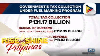 Mahigit P131-B halaga ng buwis, nakolekta sa Fuel Marking Program