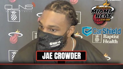 Jae Crowder Practice Interview | Go at Kemba Celtics vs Heat | Game 4 Eastern Conference Finals