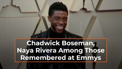 Chadwick Boseman And Naya Rivera Are Remembered At Emmys