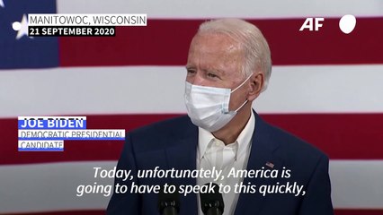 Biden blasts Trump for 'tragic milestone' of 200,000 virus deaths