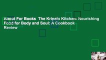 About For Books  The Kripalu Kitchen: Nourishing Food for Body and Soul: A Cookbook  Review