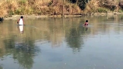 कठिनईया नदी में डूबने से 2 सगे भाइयों की मौत, मछली मारने के दौरान हादसा