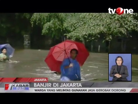 Diguyur Hujan Lebat, Jalan Patra Raya Terendam Air 1 Meter