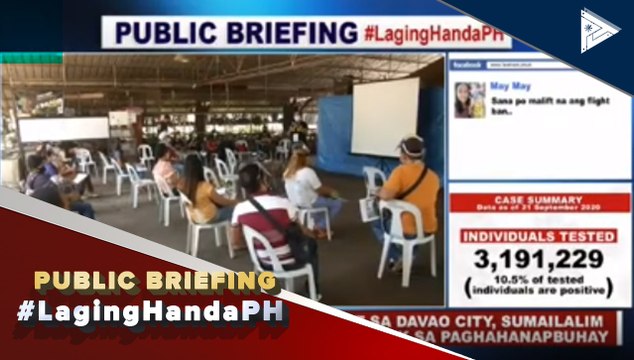 #LagingHanda | Ilang vendor at therapist sa Davao City, sumailalim sa orientation bago makabalik sa paghahanapbuhay