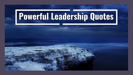 Aptitude Management Top 5 List - Leadership Quotes