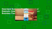 Downlaod Business Plan Template And Example: How To Write A Business Plan: Business Planning Made