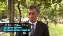 Milli Eğitim Bakanı Selçuk, yüz yüze eğitimin ilk gününü değerlendirdi