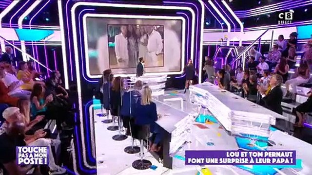 La famille de Jean-Pierre Pernaut réunie sur le plateau de Cyril Hanouna avec ses enfants Lou et Tom