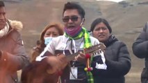 Indígenas celebran la primavera con un ritual ancestral en los Andes bolivianos
