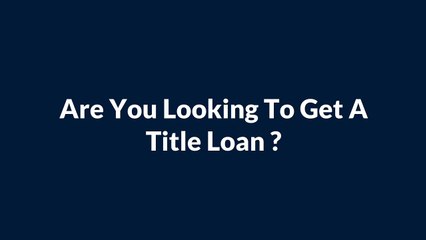 Auto Car Title Loans Columbus OH