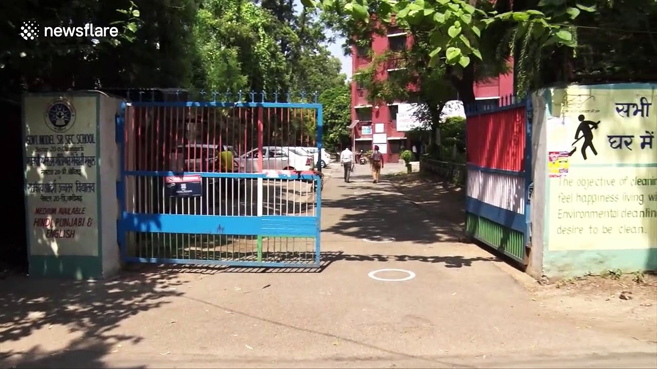 Schools and colleges partially reopen in India after being shut for six months