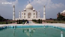 Taj Mahal reopens after 6 months with strict restrictions due to COVID-19