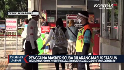 Masih Pake Masker Scuba? Jangan Coba Masuk Stasiun