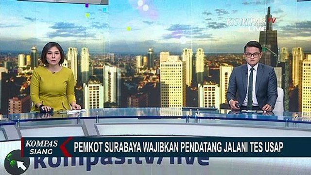 Pemkot Surabaya Mewajibkan Pendatang Harus Menunjukkan Hasil Tes Swab Negatif