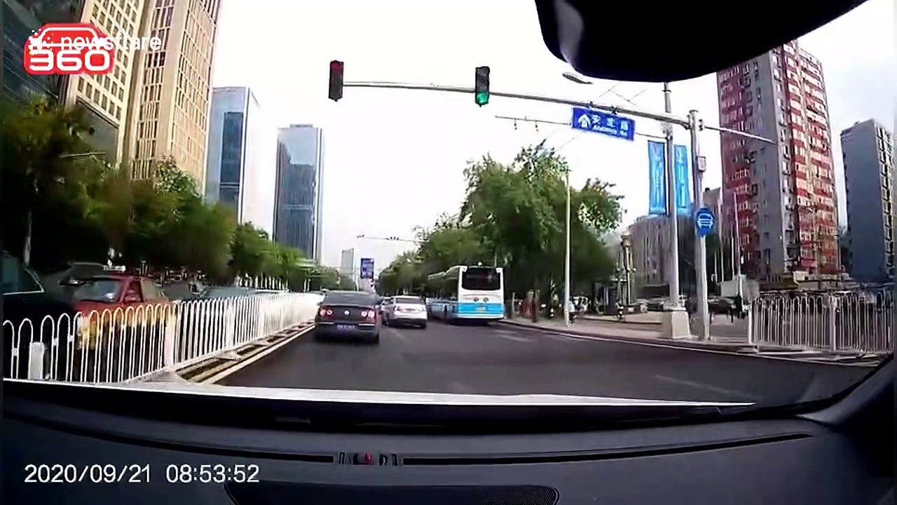 Chinese motorist throws bubble tea at another car in bizarre road rage ...