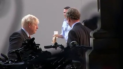 Johnson back at 10 Downing Street following cabinet meeting