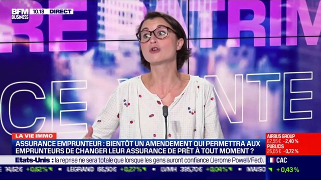 Marie Coeurderoy: Assurance emprunteur, bientôt un amendement qui permettra aux emprunteurs de changer leur assurance de prêt à tout moment ? - 22/09