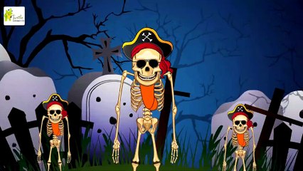 Head Shoulders Knees and Toes - Skeleton Dance- Scary Nursery Rhyme