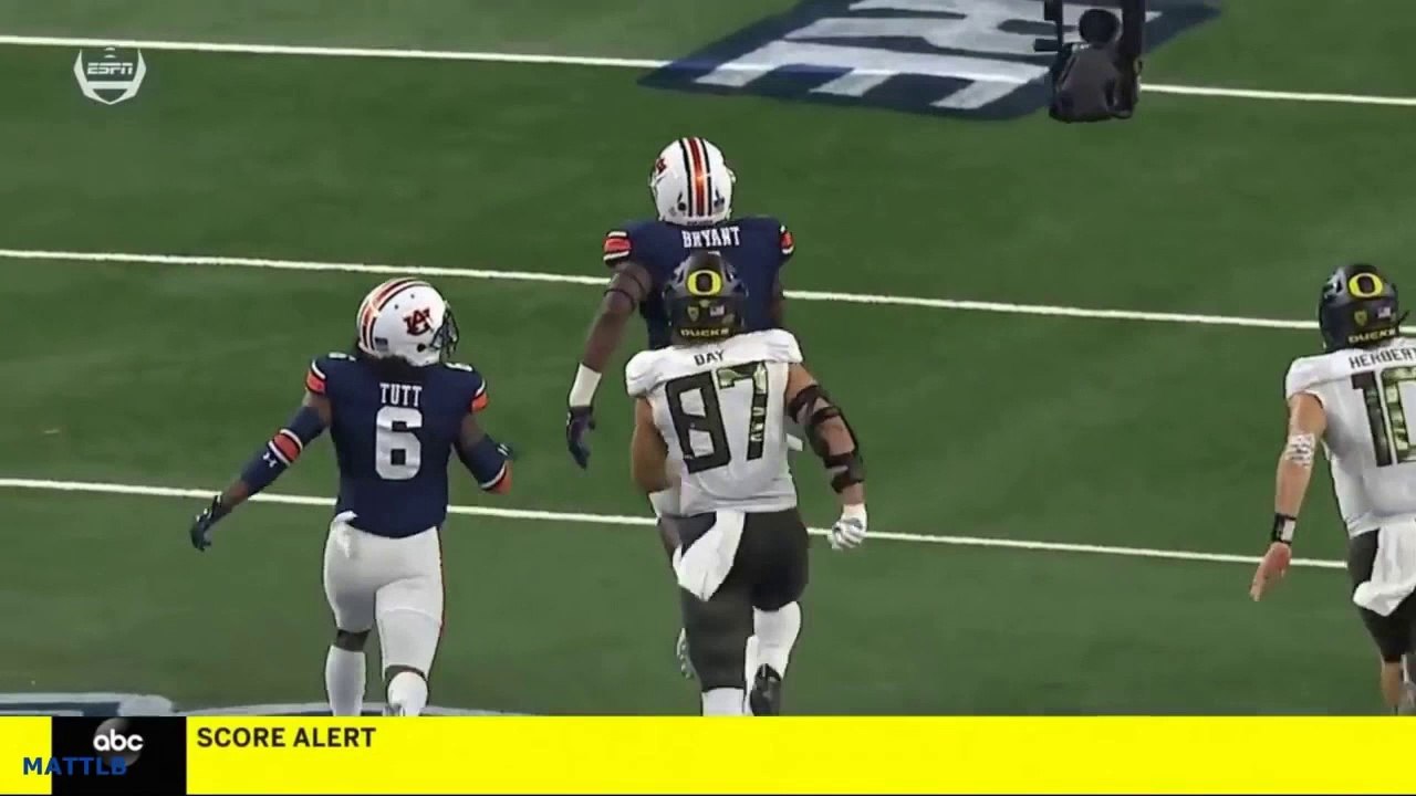 Oregon vs Auburn Football Game Highlights 1st September 2019