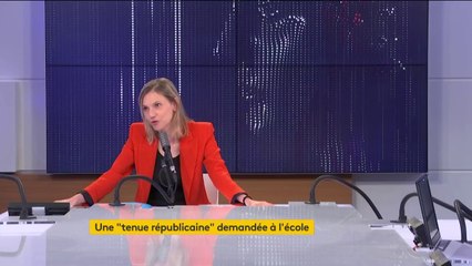 Tenue "républicaine" exigée à l'école : "J'accepte d'être un peu vieux con sur ce sujet-là", lance Agnès Pannier-Runacher
