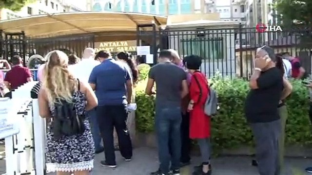 Antalya Adliyesinde HES kodu kuyruğu