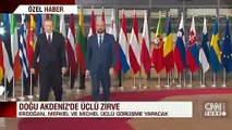 Son dakika... Doğu Akdeniz için kritik zirve: Erdoğan, Merkel ve Michel ile görüştü | Video