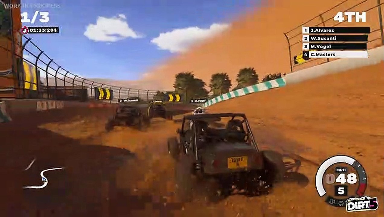 DIRT 5 - Tormenta de arena en Marruecos