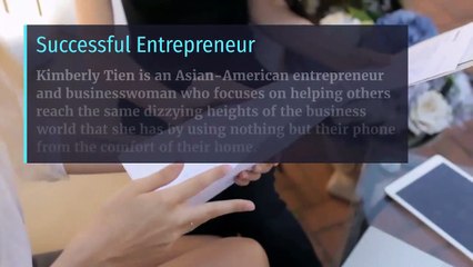 Kimberly Tien - An Asian - American Entrepreneur