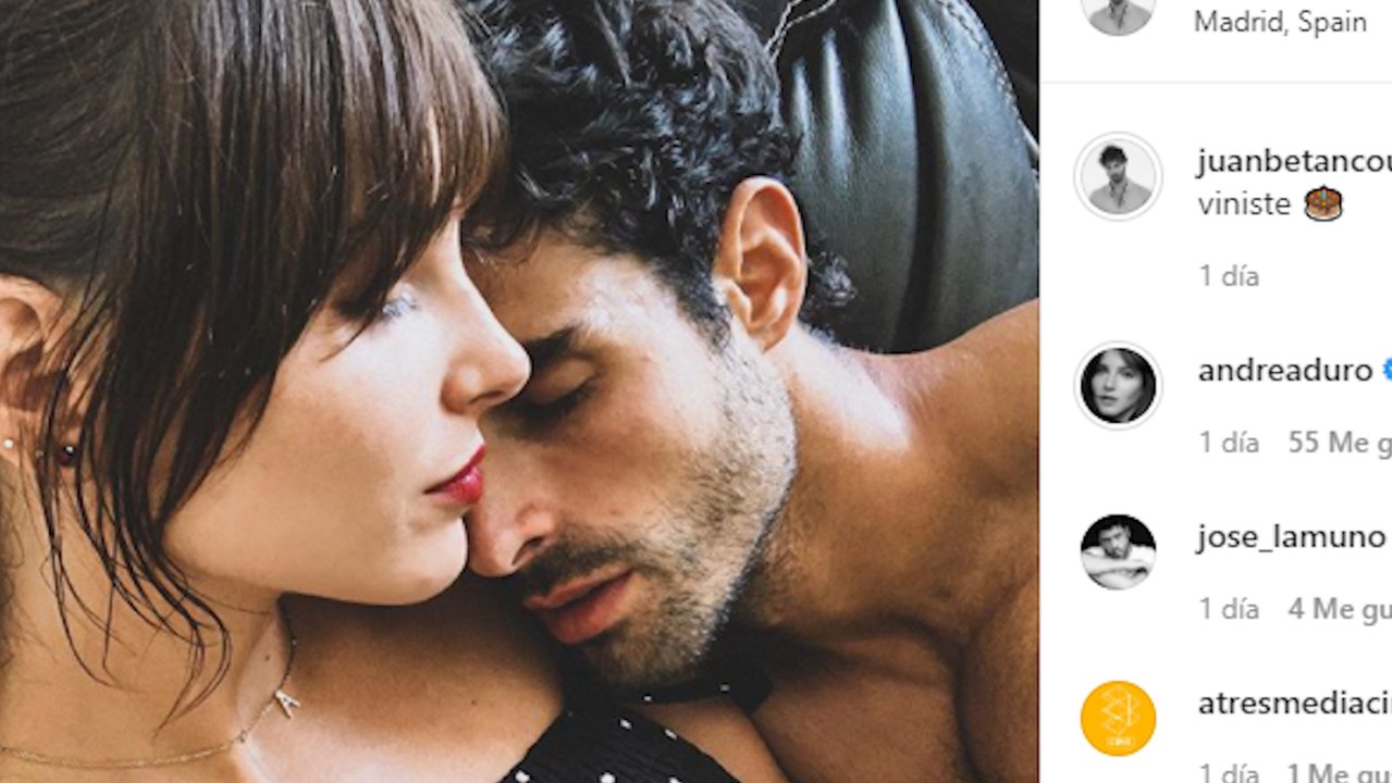 La romántica felicitación de Andrea Duro a Juan Betancourt