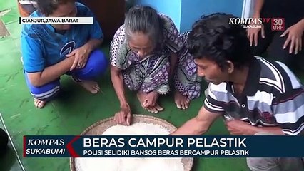 Polisi Selidiki Bansos Beras Bercampur Pelastik